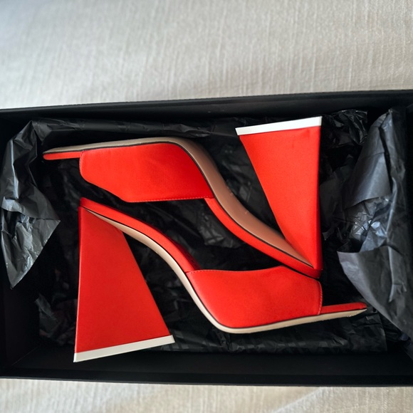 THE ATTICO Satin Devon Mule - Picture 1 of 6